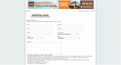 Desktop Screenshot of contatta.edilizia.com